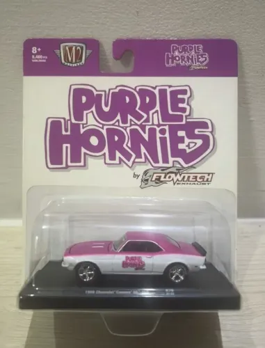 Miniatura Escala 1:64 Camaro Purple Hornies M2