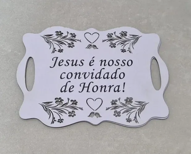 Plaquinha de Casamento