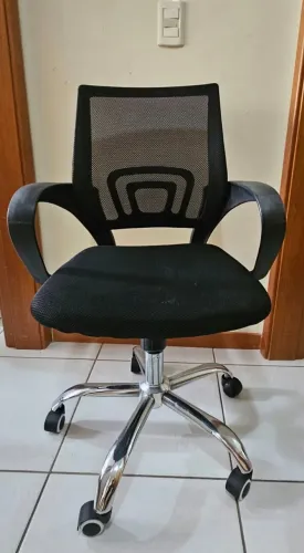 Cadeira de Escritório Diretor Giratória Preta