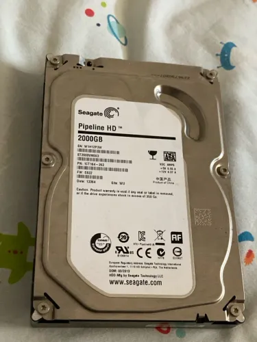 HD 2tb NÃO FORMATADO