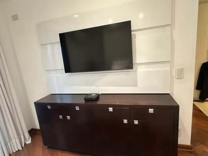 Painel branco madeira