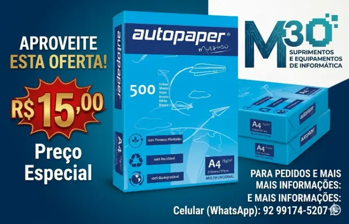 Papel A4 branco