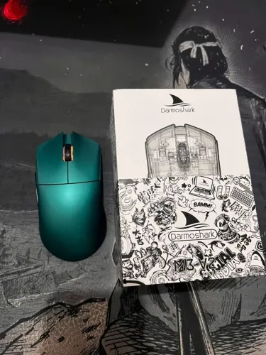 Mouse DarmoShark M3 V2 Verde Metálico