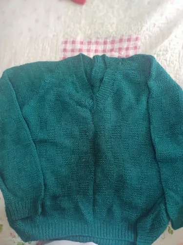 Blusa de lã masculina