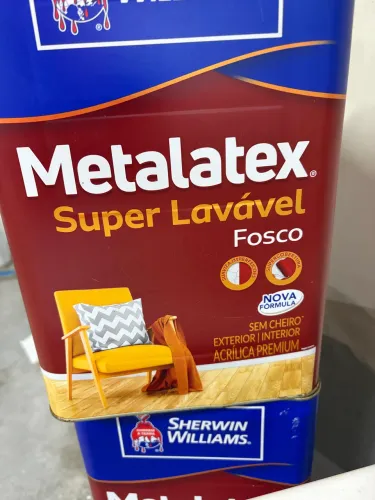Tinta Sherwin Willians Metalatex - cor algodão egípcio