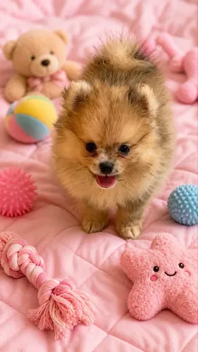 PROMOÇÃO Fêmea Red Merle Filhotes SPITZ ALEMÃO Fêmea