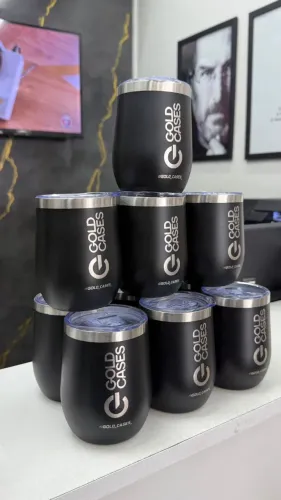 Kit 10 Copos Personalizados a laser com sua marca !
