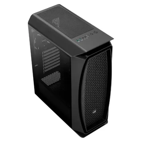 Gabinete Gamer Aerocool, Mid Tower Aero One, Preto