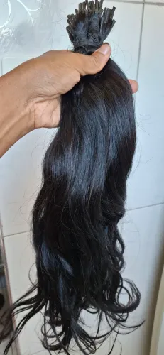 Vendo cabelo humano,confeccionado, 65 cm lindo!!!
