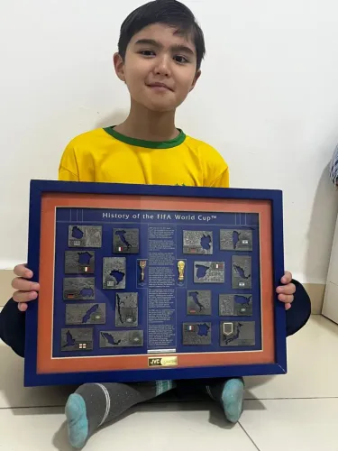 Placa Colecionável FIFA World Cup? - JVC comprado no Japão - Rara