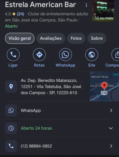 Estrela american bar contrata