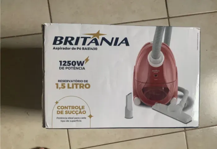 Britânia Bas1430 Aspirador de Pó 1250W Vermelho 220v