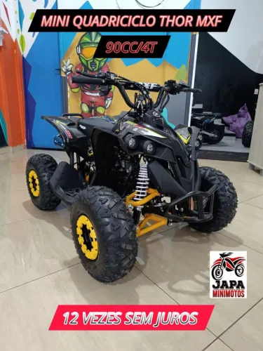 MINI QUADRICICLO THOR MXF 90CC/4T EM 12 VEZES SEM JUROS
