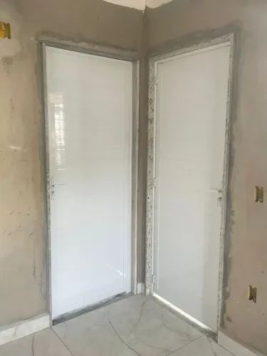 Portas de alumínio BRANCO LAMBRIL 60cm, 70cm ou 80cm - SUPER PROMOÇÃO