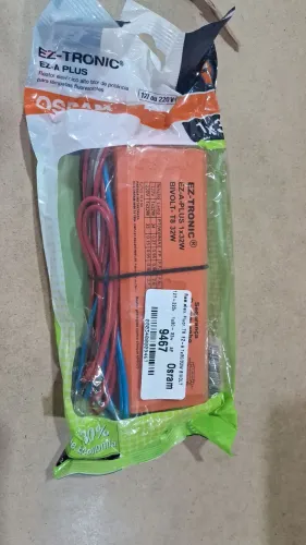2 Reator eletrônico para 1lâmpada tubular 32 w Bivolt