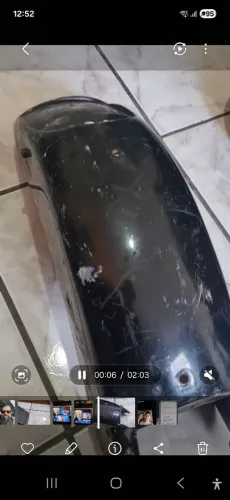 Paralama traseiro Harley Davidson Dyna.