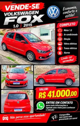 Volkswagen Fox Trendline 1.0 Flex 8V 5P 2015