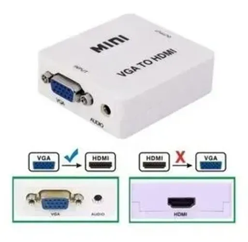 CONVERSOR VGA Para HDMI 1080P áudio e vídeo LEY-77