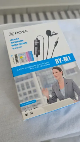 Microfone de lapela Boya BY-M1