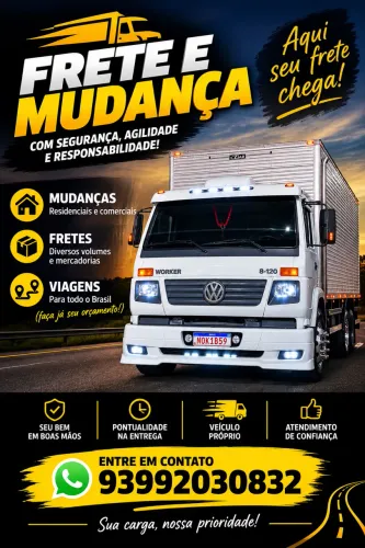 Caminhão fretes e mudanças 