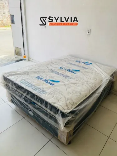 CAMA BOX DE CASAL MOLAS ENSACADAS