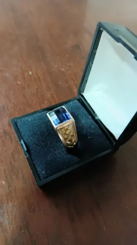 ANEL DE OURO PORTUGUÊS 18K 7,5 G