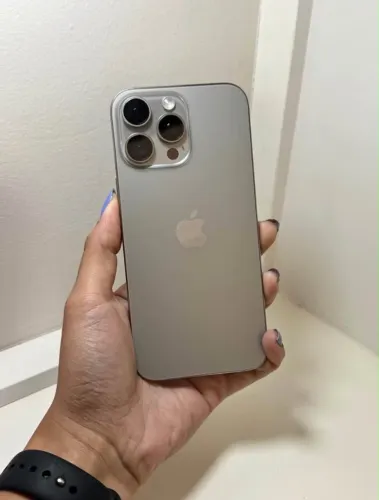 iPhone 16 Pro Max 256Gigas Bateria 95% na Garantia Apple nota fiscal carregador capa