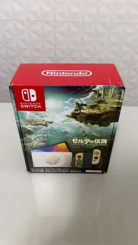Nintendo Switch OLED Zelda Tears of the Kingdom - Edição Especial Japonesa