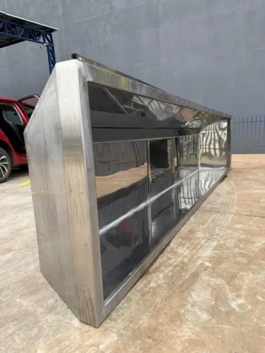 Coifa Aço inox 4 m. - Estado de nova