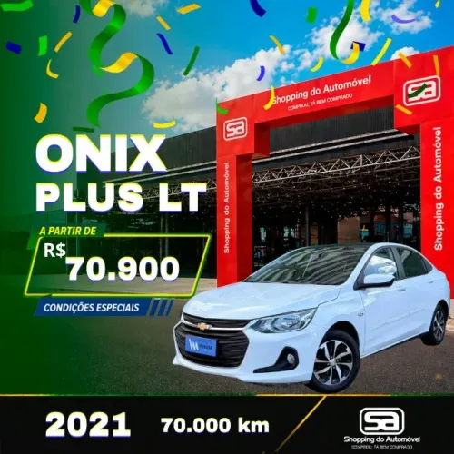 Chevrolet Onix Plus LT 1.0 12V Flex Mec. 4P 2021