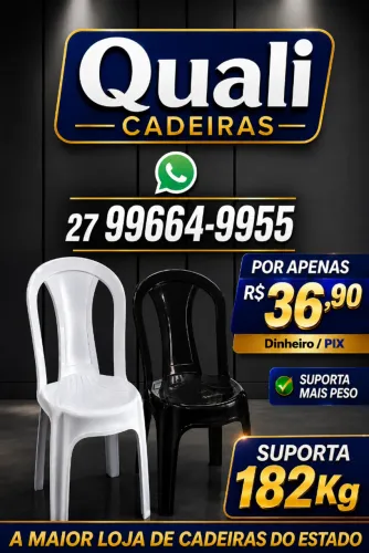 CADEIRA DE PLASTICO