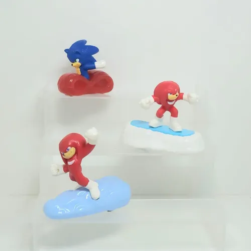3 bonecos Sonic McDonald's 2021