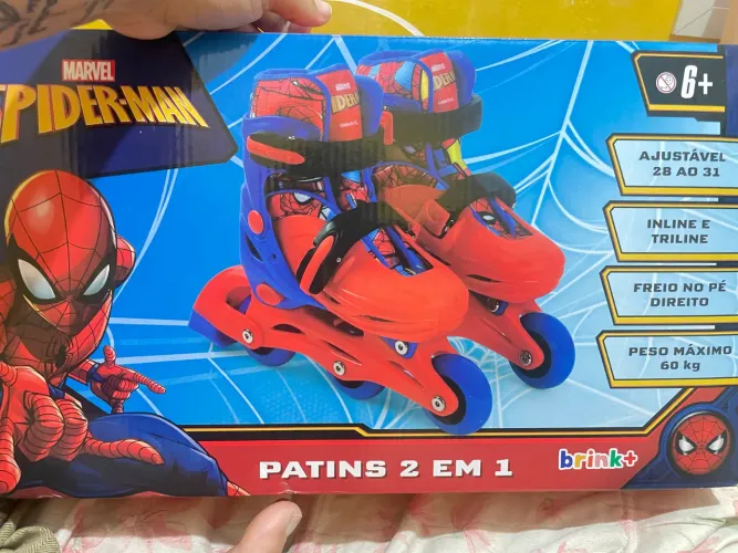 PATINS HOMEM ARANHA