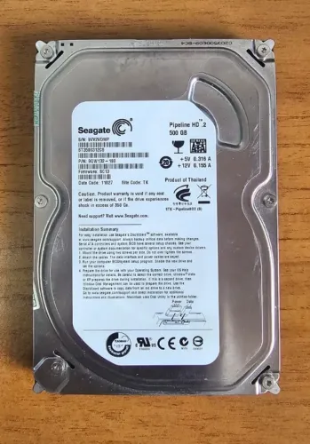HD 500 GB SEAGATE - DVR GRAVAÇÃO CONTÍNUA