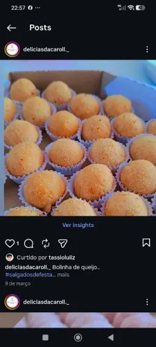 Salgados e doces ?