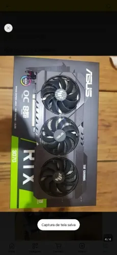 Rtx 3070 8gb VRAM Asus Tuf Gaming Triple Fan