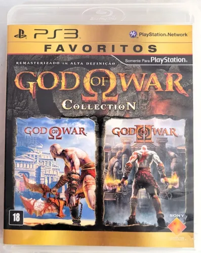 God of War Collection Favoritos, em ótimo estado.