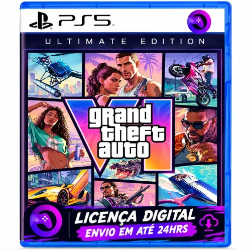Grand Theft Auto 6 Ultimate Edition - MIDIA DIGITAL PS5