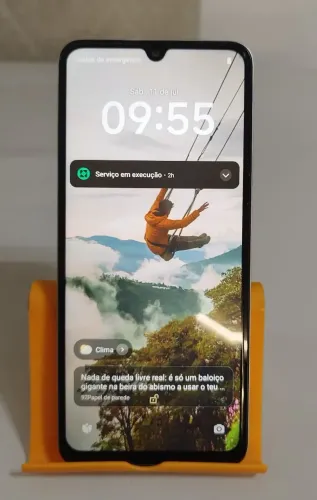 Celular Poco C71 64gb + 16gb cartão SD - 4gb RAM com película e capinha - Excelente