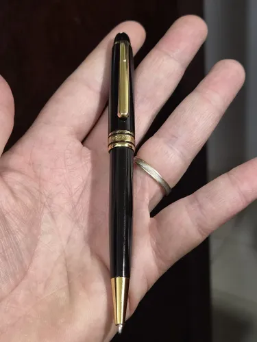 CANETA ESFEROGRÁFICA MEISTERSTÜCK CLASSIQUE REVESTIDA A OURO
