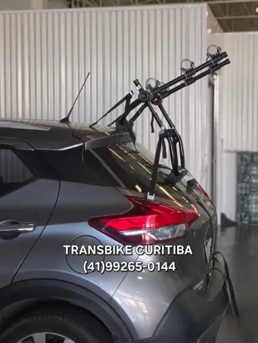 Suporte de Bicicleta para 3 Bikes no Porta Malas Transbike Curitiba Pronta Entrega