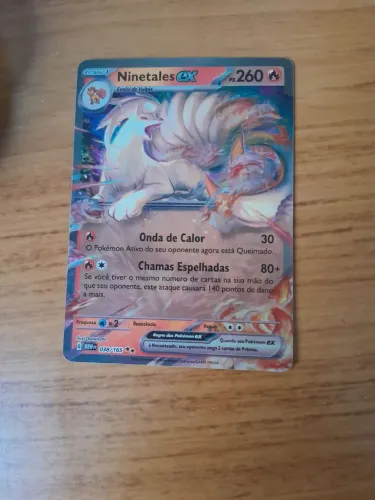 Carta Pokémon Ninetales Ex