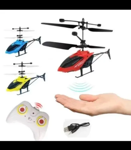 Helicóptero de suspensão com controle de gestos de 2 canais