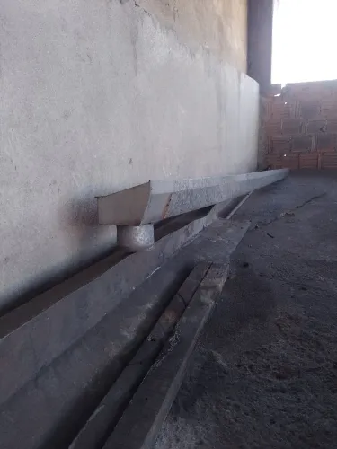 Calha Galvanizada Aprox. 5 metros