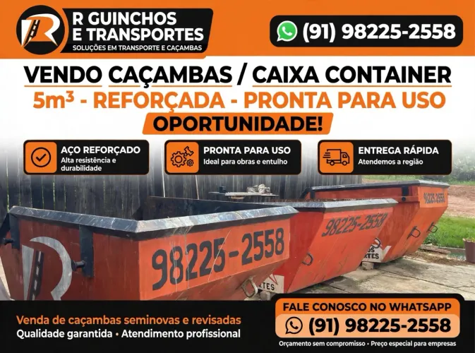 Vendo Caixa entulho / container 