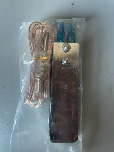Pedal Slim Em Inox Para Maquina De Tatuagem Plugue P10 Novo