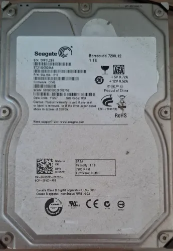 Dois HDs Seagate 1TB cada um