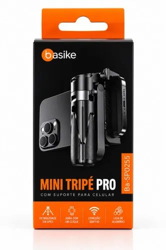 MINI TRIPÉ PRO BASIKE PARA SMARTPHONE
