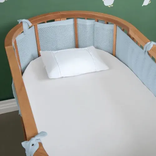Tela respirável para berço, cinza - Aime Baby Kids