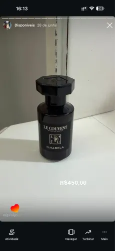 Perfume le couvent ilha Bella 